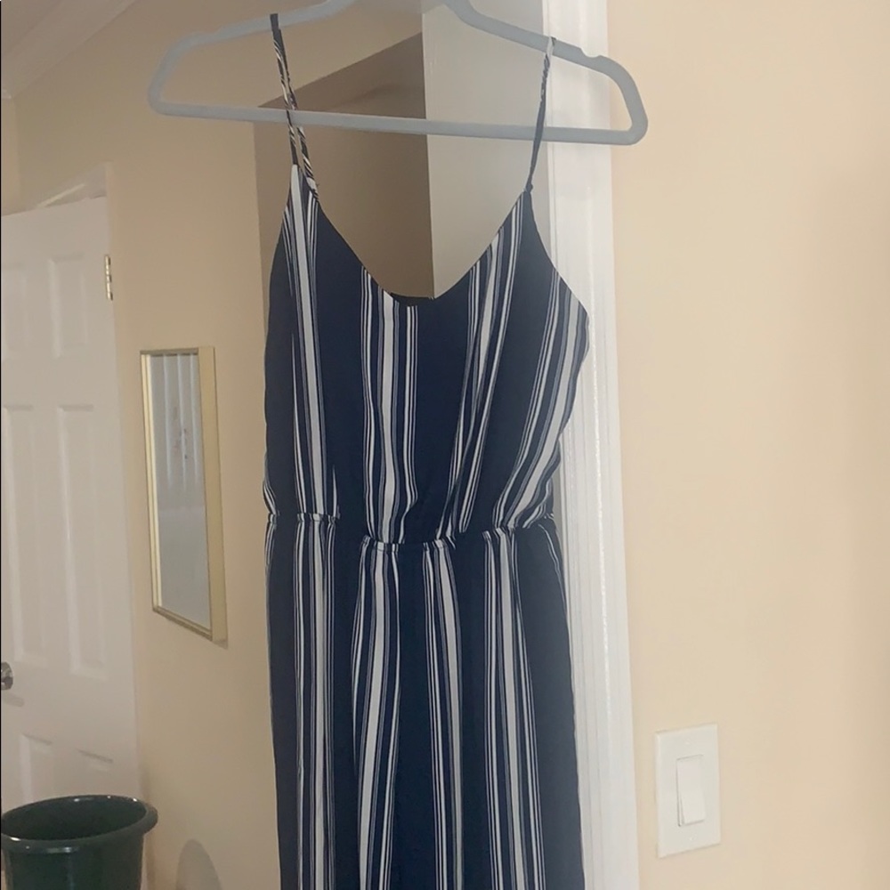 Blue striped Jumpsuit
